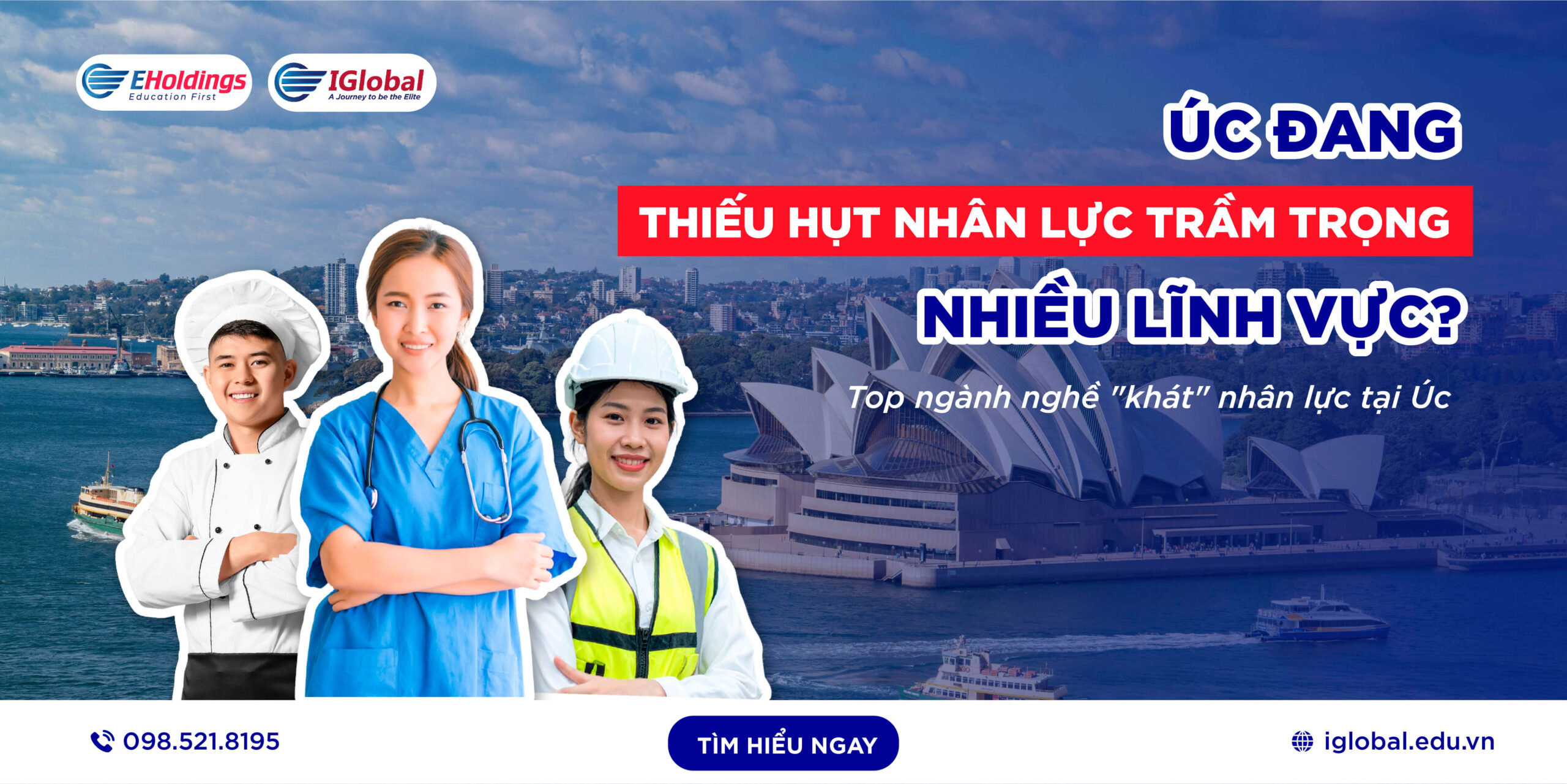 Úc thiếu hụt nhân lực trầm trọng mở ra cơ hội vàng Du học và Định cư 2026