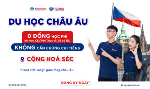 Du học Séc miễn học phí 100% khi học chuyên ngành, không yêu cầu chứng chỉ tiếng đầu vào